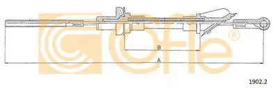 Тросик сцепления COFLE купить