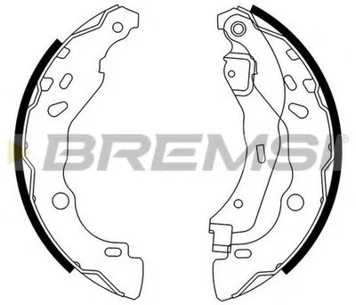 Комплект тормозных колодок BREMSI купить