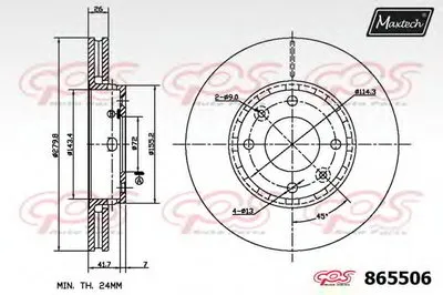 Тормозной диск R+ (Regular Plus) MAXTECH купить