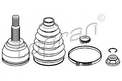 Шарнирный комплект, приводной вал TOPRAN купить