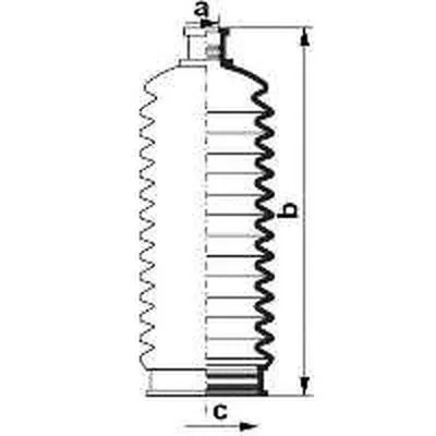 Пыльник, рулевое управление SPIDAN купить