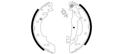 Комплект тормозных колодок HELLA купить