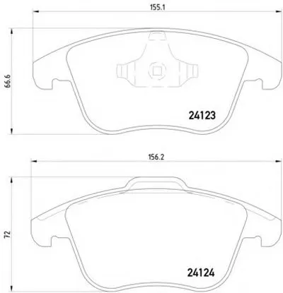 Комплект тормозных колодок, дисковый тормоз HELLA купить