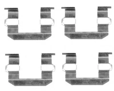Комплектующие, колодки дискового тормоза HELLA купить