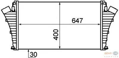 Интеркулер BEHR HELLA SERVICE купить