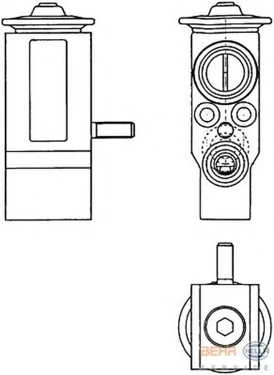 Расширительный клапан, кондиционер BEHR HELLA SERVICE HELLA купить