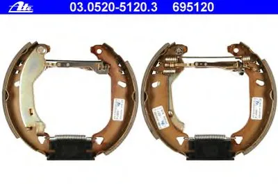 Комплект тормозных колодок Original ATE TopKit ATE купить