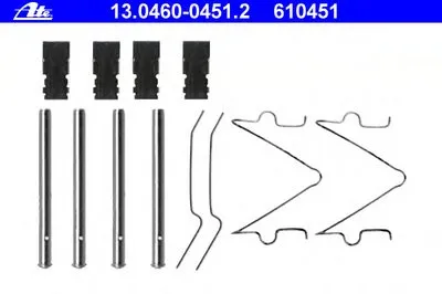 Комплектующие, колодки дискового тормоза ATE купить