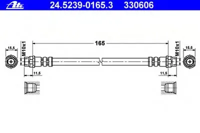Тормозной шланг ATE купить