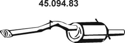 Глушитель выхлопных газов конечный EBERSPÄCHER купить