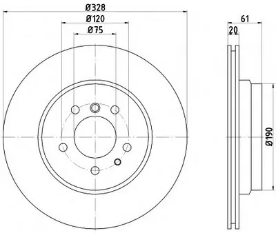 Тормозной диск MINTEX купить