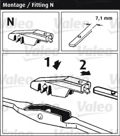 Щетка стеклоочистителя DAS ORIGINAL SWF купить