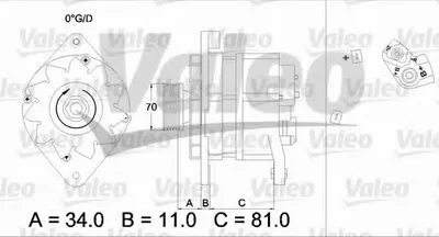 Генератор VALEO купить