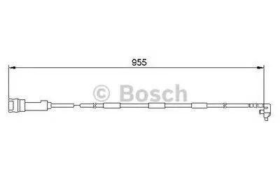 Сигнализатор, износ тормозных колодок BOSCH купить