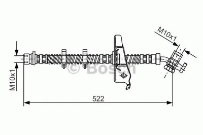 Тормозной шланг BOSCH купить