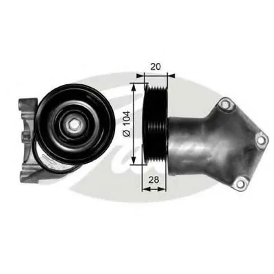 Натяжной ролик, поликлиновой  ремень DriveAlign® GATES купить