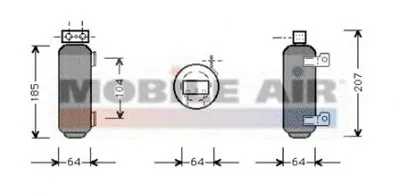 Осушитель, кондиционер VAN WEZEL купить