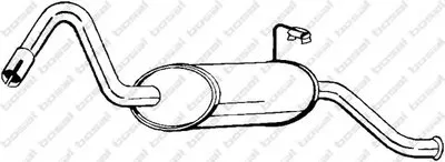 Глушитель выхлопных газов конечный BOSAL купить