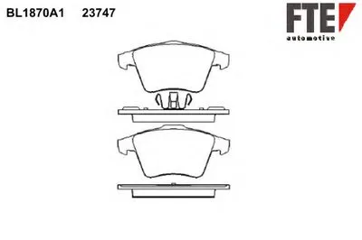 Комплект тормозных колодок, дисковый тормоз FTE купить