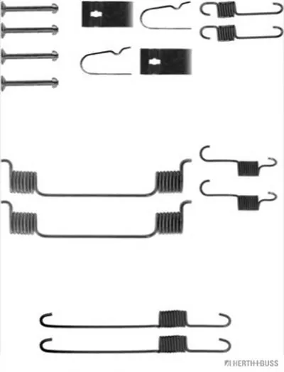 Комплектующие, тормозная колодка HERTH+BUSS JAKOPARTS купить
