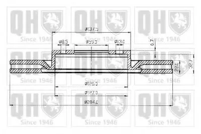 Тормозной диск QUINTON HAZELL купить