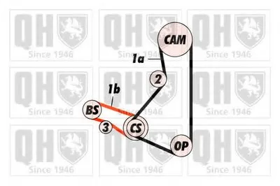 Ремень ГРМ QUINTON HAZELL купить