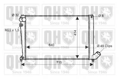 Радиатор, охлаждение двигателя QUINTON HAZELL купить