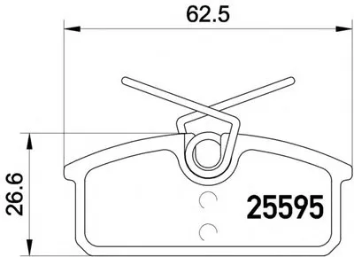 Комплект тормозных колодок, дисковый тормоз MINTEX купить