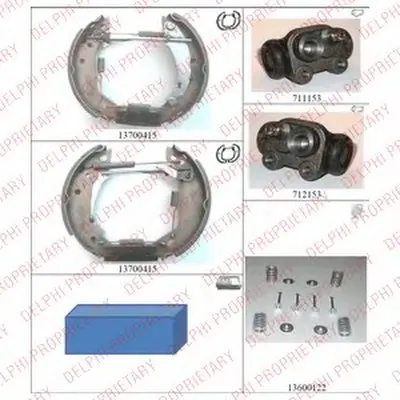 Комплект тормозных колодок DELPHI купить