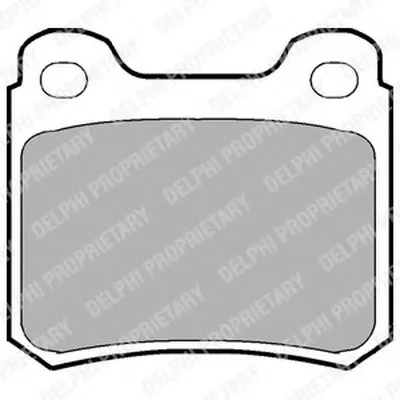 Комплект тормозных колодок, дисковый тормоз DELPHI купить