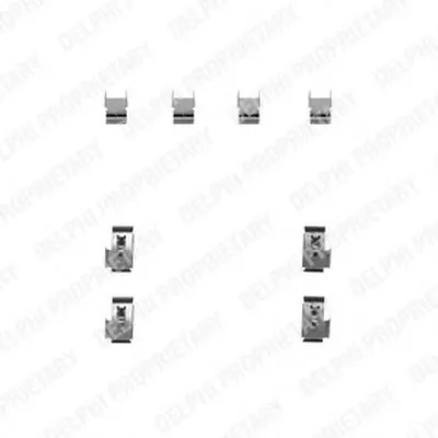 Комплектующие, колодки дискового тормоза DELPHI купить