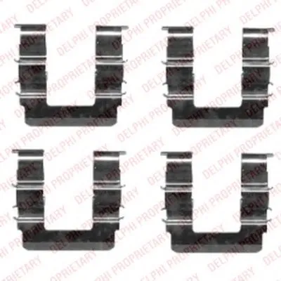 Комплектующие, колодки дискового тормоза DELPHI купить