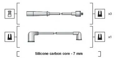 Комплект проводов зажигания MAGNETI MARELLI купить