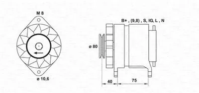 Генератор MAGNETI MARELLI купить