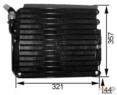 Конденсатор, кондиционер BEHR HELLA SERVICE купить