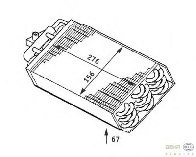 Испаритель, кондиционер BEHR HELLA SERVICE купить