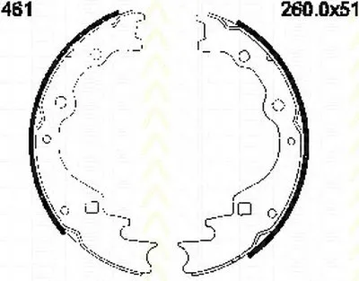 Комплект тормозных колодок TRISCAN купить