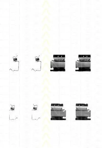 Комплектующие, колодки дискового тормоза TRISCAN купить
