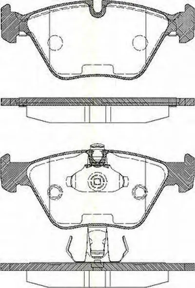 Комплект тормозных колодок, дисковый тормоз TRISCAN купить