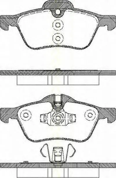 Комплект тормозных колодок, дисковый тормоз TRISCAN купить