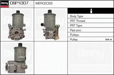 Гидравлический насос, рулевое управление Remanufactured REMY (Multiline) DELCO REMY купить