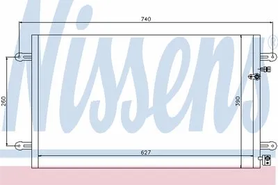 Конденсатор, кондиционер NISSENS купить