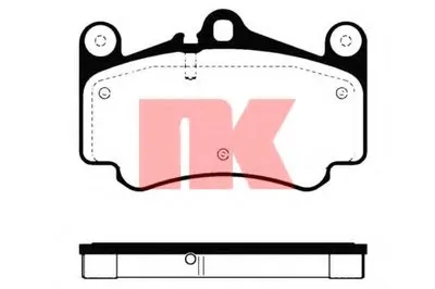 Комплект тормозных колодок, дисковый тормоз NK купить