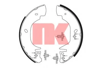 Комплект тормозных колодок NK купить