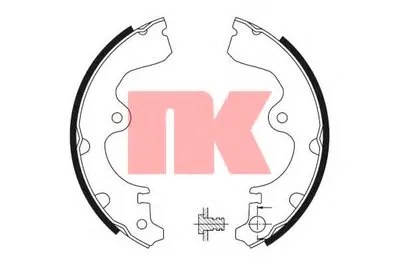 Комплект тормозных колодок NK купить