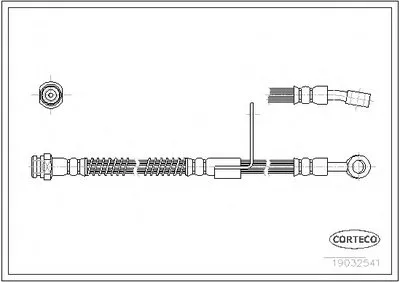 Тормозной шланг CORTECO купить