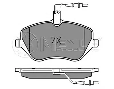 Комплект тормозных колодок, дисковый тормоз MEYLE купить