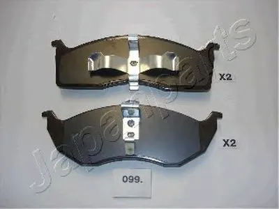 Комплект высокоэффективных тормозных колодок JAPANPARTS купить