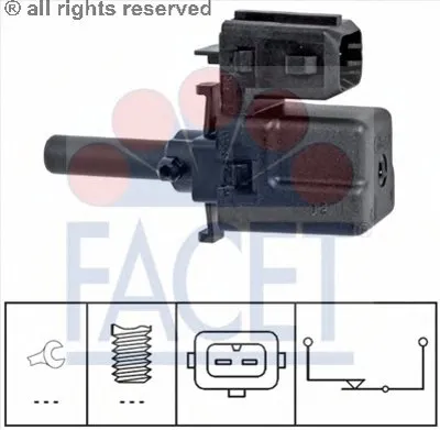 Выключатель, привод сцепления (Tempomat) FACET купить