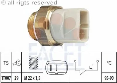 Термовыключатель, вентилятор радиатора FACET купить